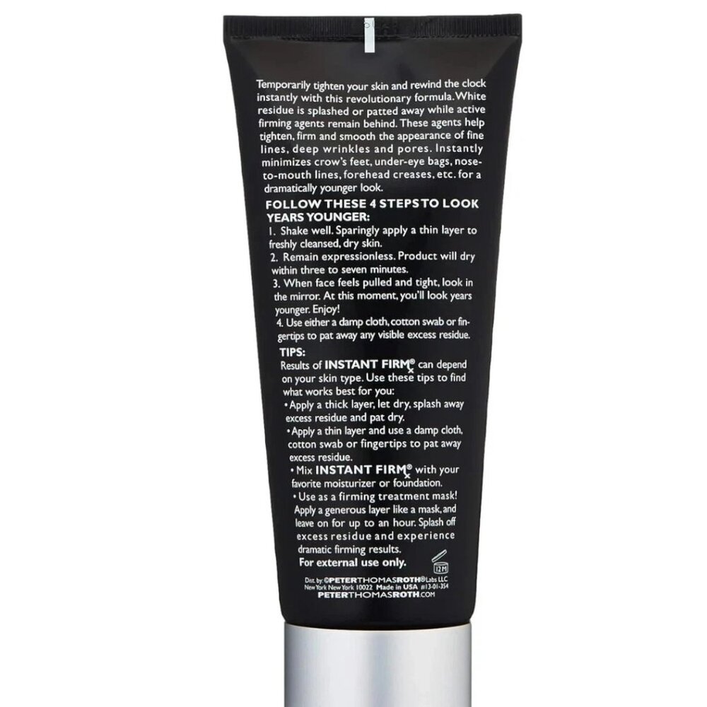 Peter Thomas Roth Instant Firmx Temporary Face Tightener 3.4 oz 100 ml New - Picture 3 of 3